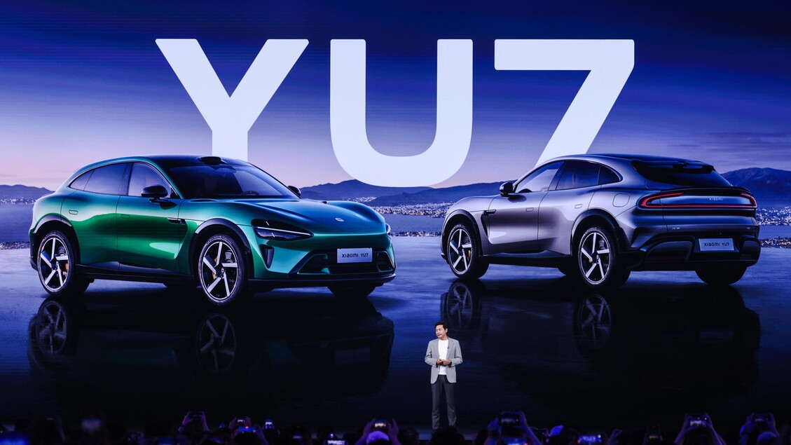 Xiaomi sorgt mit dem von Ferrari inspirierten YU7 für Furore