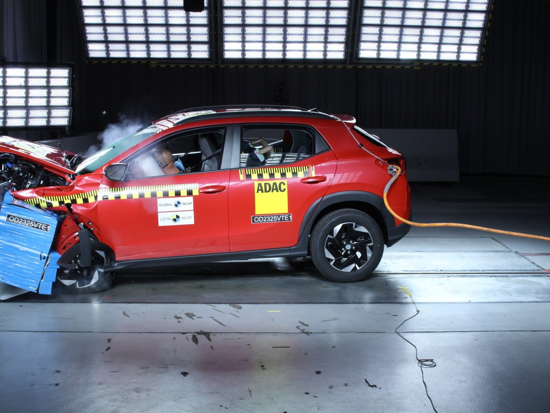 La VW Tera a obtenu un 10 pour la sécurité, mais il y a eu un avertissement pour l'Argentine.