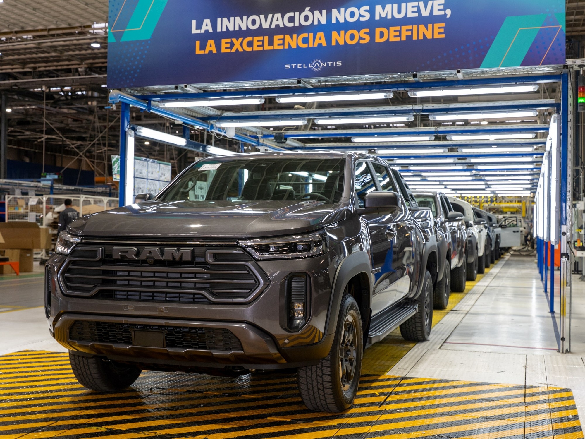 Der Dakota ist zurück und jetzt argentinisch: Dies ist der Ram-Pickup, der jetzt in Córdoba hergestellt wird.