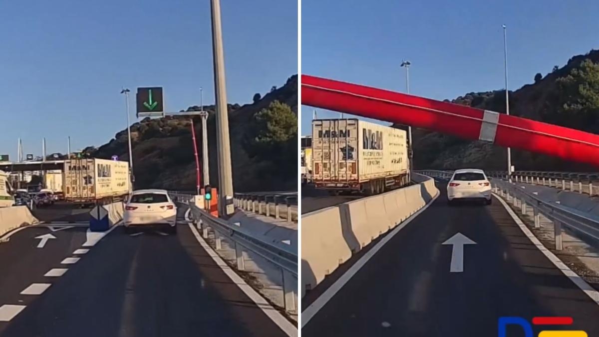 The incident a driver had with a toll barrier on a Marbella road that has made many laugh due to a coincidence: "If it sounds like Mario's coin, it's a great idea."
