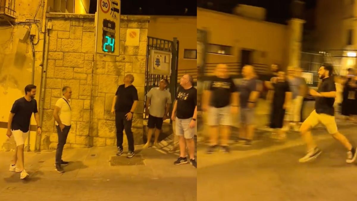 A speed camera was placed on a street in Villaluenga de la Sagra, Toledo, and the reaction of its residents was unmistakable: "You're going to get a fine."
