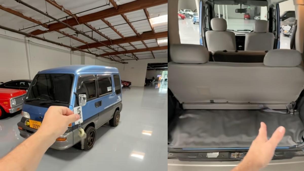 He shows what he finds inside a Subaru Domingo, “the most incredible car,” and people are amazed by the details: “Its owners must be the least boring people on the planet.”