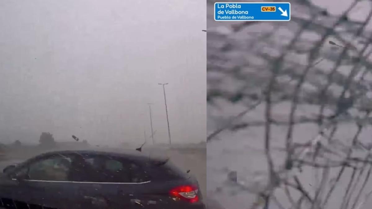 A car records in first person how it has a brutal accident with rollovers on the road in Valencia: "You have had to pay for their recklessness."