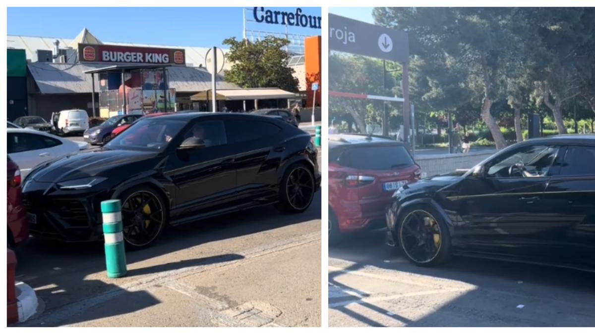 Filmuje Lamborghini Urus w centrum handlowym w Walencji i oniemiewa, gdy widzi, co samochód robi, opuszczając parking: „Nie spodziewałem się tego”.