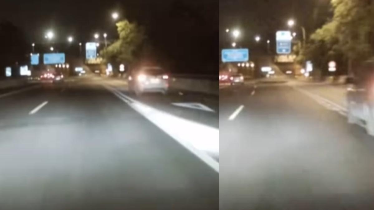 The dangerous lane change a vehicle makes on the Madrid highway: "The dreaded habit of changing lanes as soon as you enter the main road."