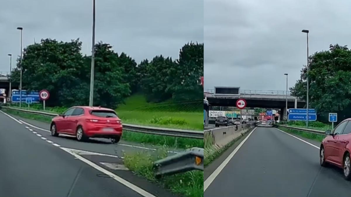 Hij filmt een overtreding van het voorrangsbord door een auto in Camargo, maar krijgt uiteindelijk alle kritiek: "Zoveel drama was niet nodig."