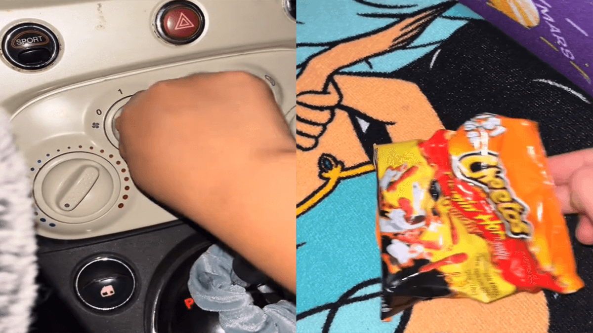 Una chica de 18 años enseña su rutina nocturna viviendo y durmiendo en su Fiat 500 y la gente no da crédito: “Al menos tienes un lugar seguro para aparcar”