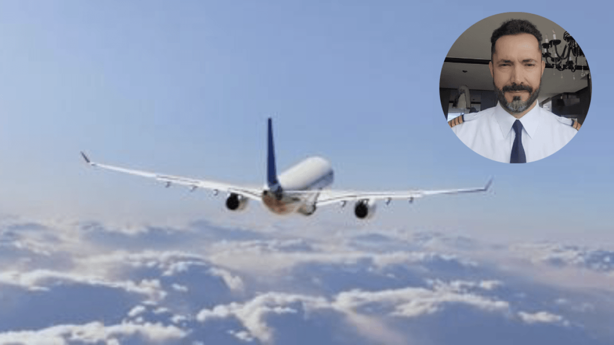 Jaimes García, Pilot: „Wenn wir auf Turbulenzen stoßen, reduzieren wir die Geschwindigkeit von 600 auf 400 km/h, um die Struktur des Flugzeugs zu schützen.“