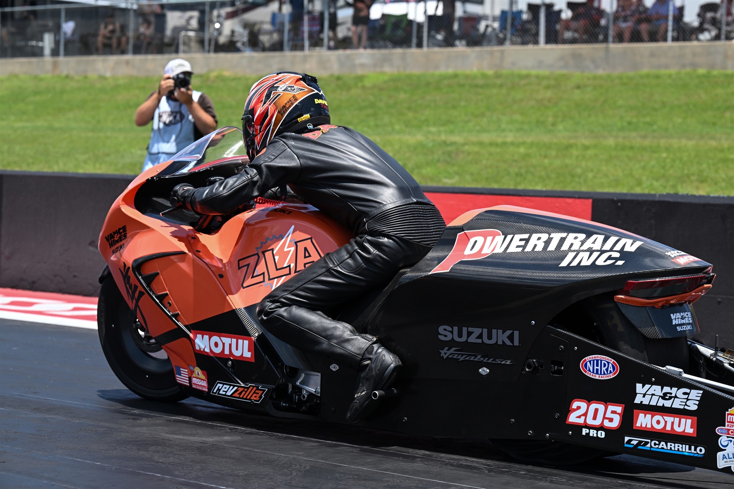 Brayden Davis de Douglas, Georgia, elegible para el Premio Novato del Año de la NHRA