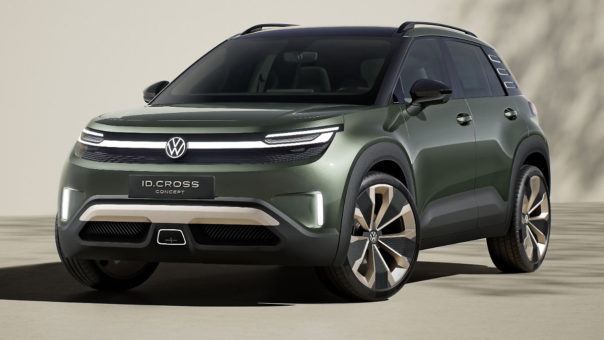 With a smiley look and "affordable": VW ID. Cross Concept presented at the IAA – very close to the series