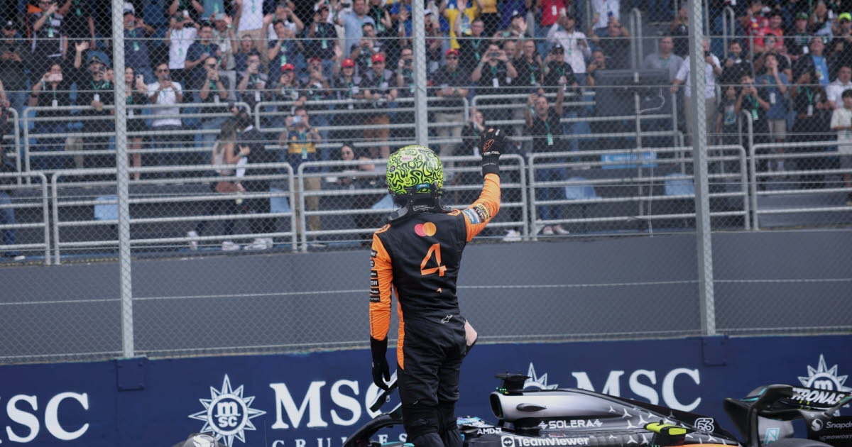 Formule 1. Norris en pole, Verstappen sorti en Q1, Hadjar 5e... des qualifications folles au Brésil