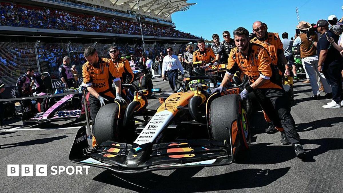 Red Bull fined for trying to remove Norris grid tape