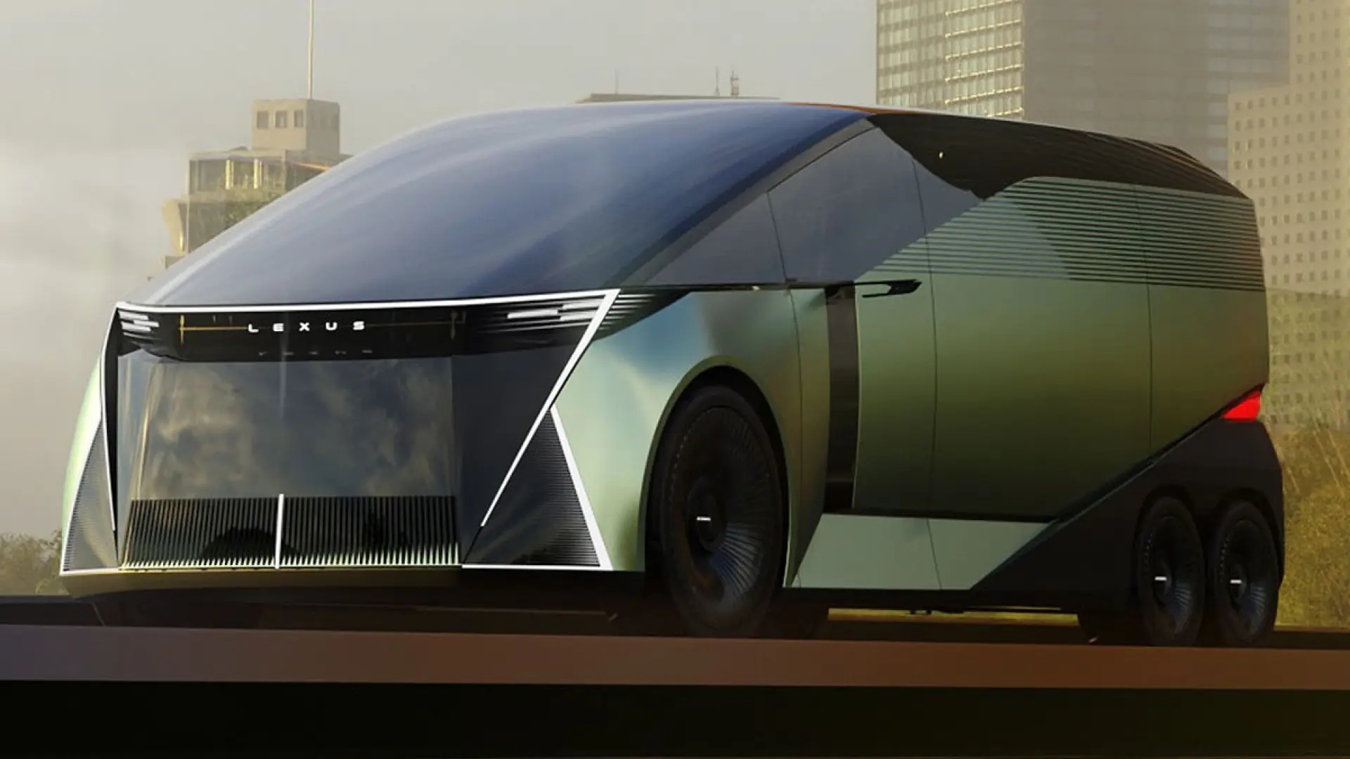 Dites adieu aux conventions : le concept Lexus LS séduit par ses six roues et un habitacle hors du commun.