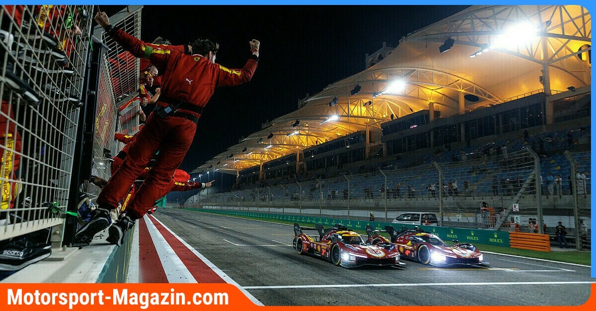 WEC Bahrein Race 2025: Resultaten, WK-stand en Ferrari-viering tijdens de seizoensfinale