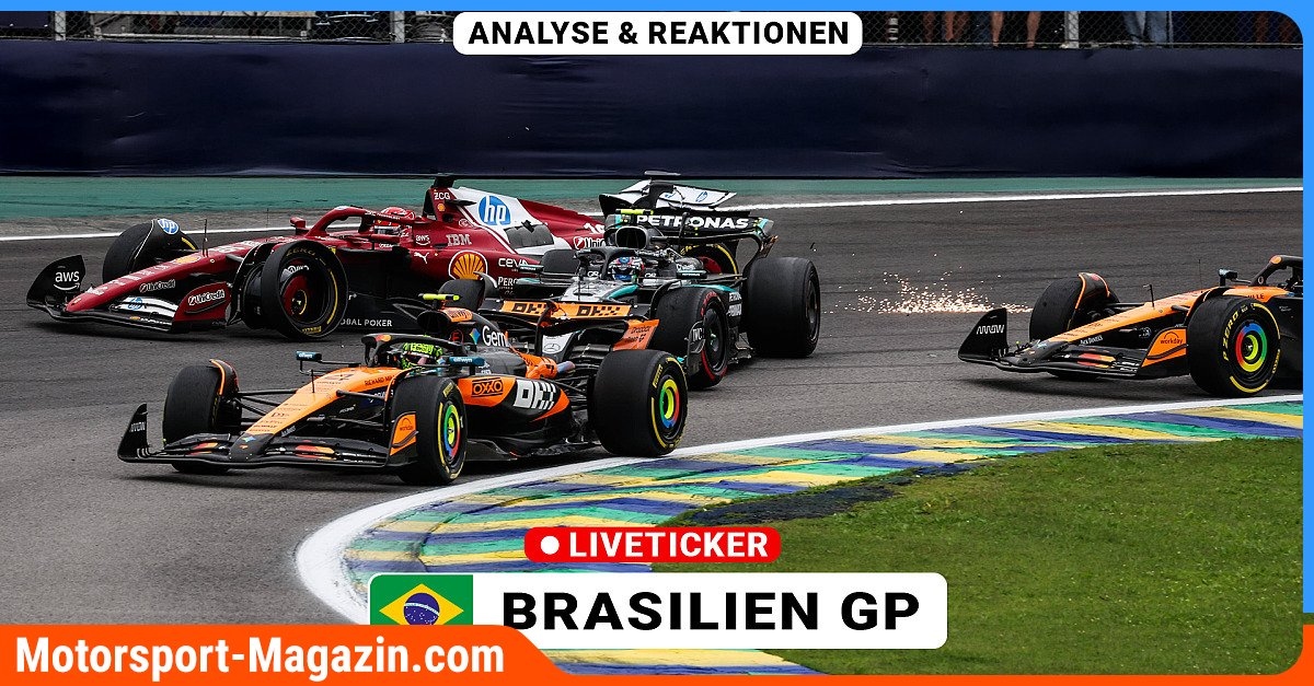 Formula 1 YENİDEN CANLI: Verstappen'in dönüşüne tepkiler - Brezilya GP'sinden tüm F1 haberleri