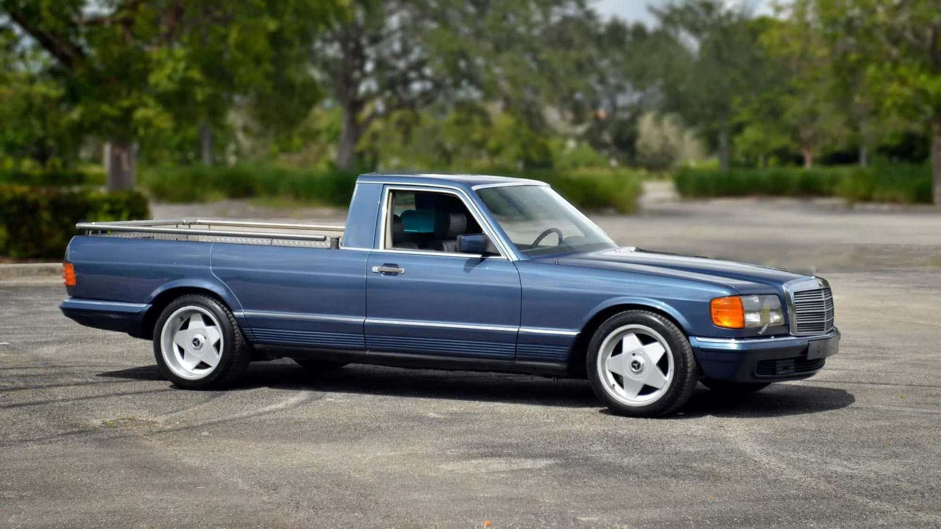 Mercedes 500 SEL Pick-up: Das war keine Bastelbude, sondern ein bekannter Profi