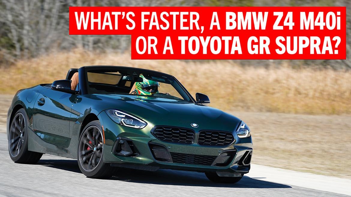 Is the BMW Z4 M40i faster on track than its Toyota Supra cousin?