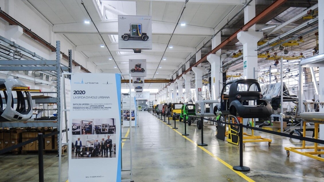 The Mole Urbana microcar factory opens