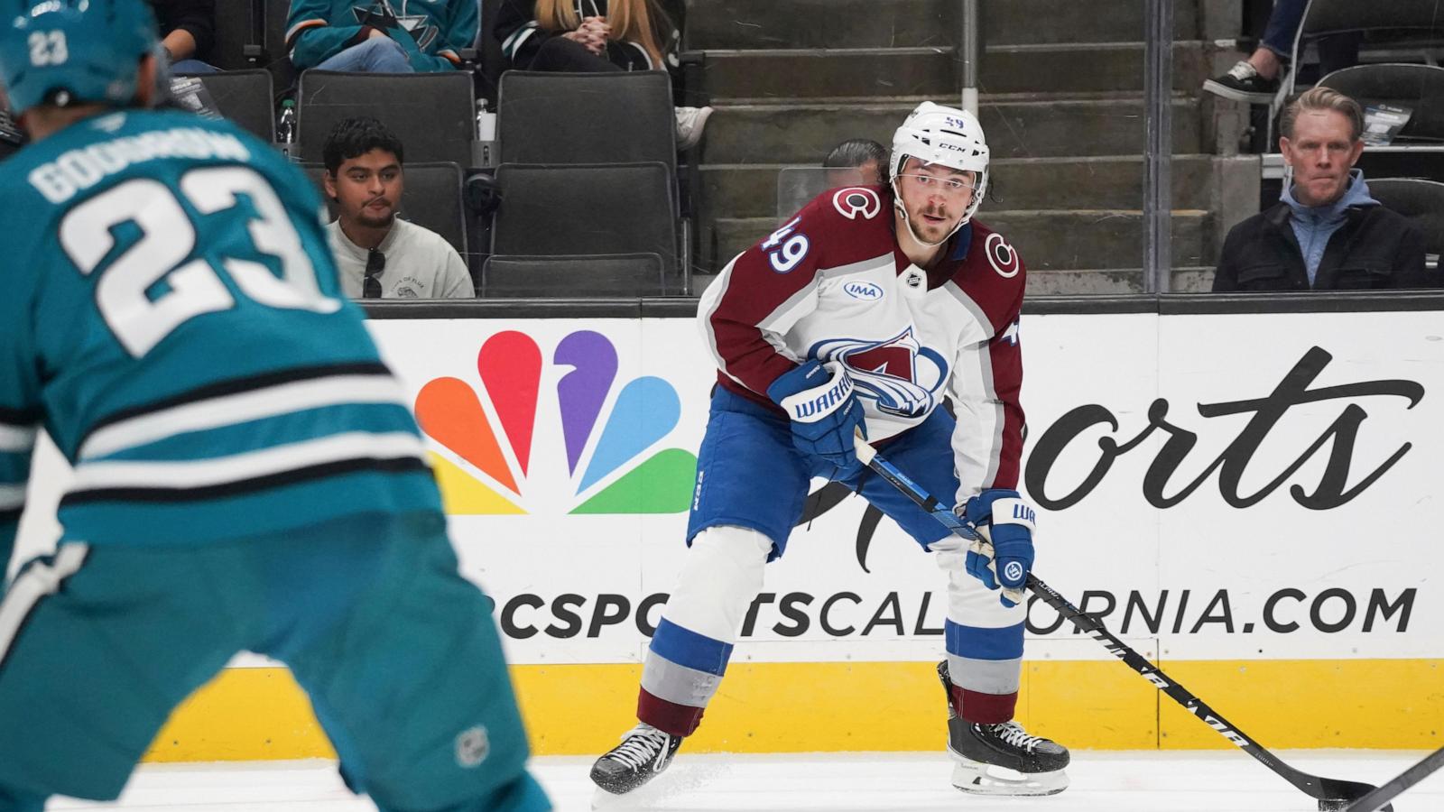 Avalanche Defeat Winless Sharks 4-1 with Colton's Two Goals and Annunen's 25 Saves